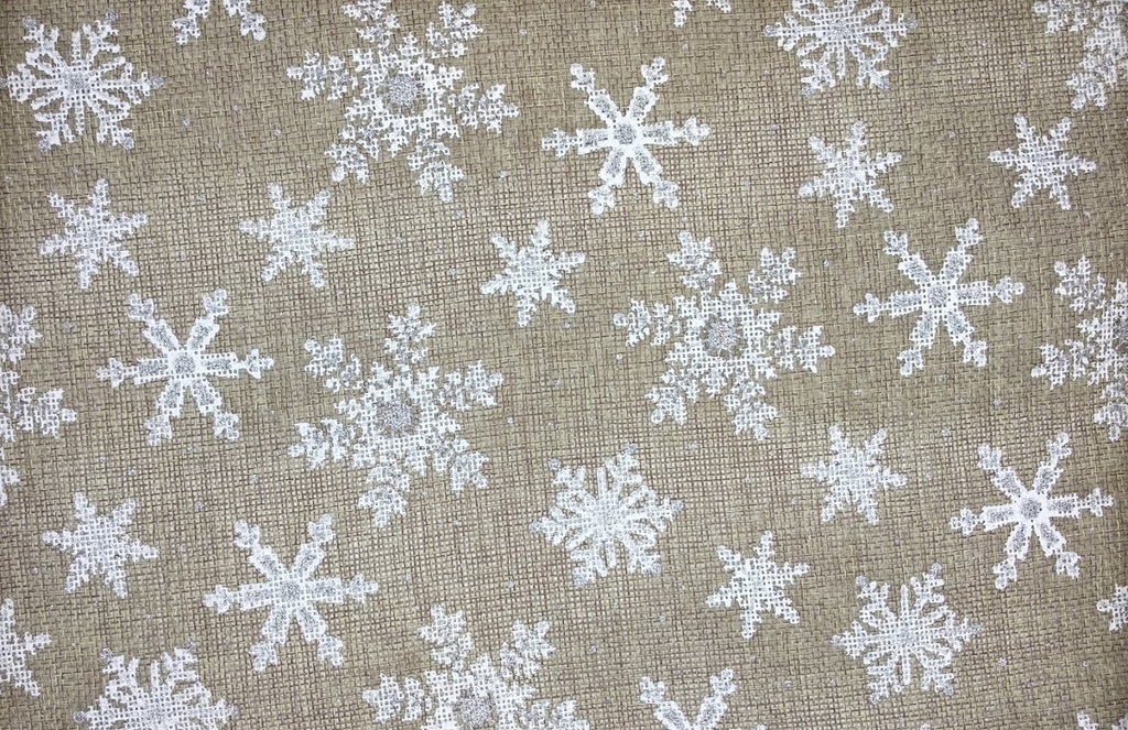 Arpillera saco navideña