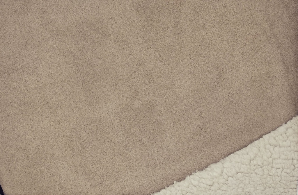 Antelina borreguito liso beige