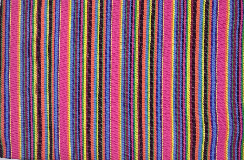 Étnico alpujarreña rayas multicolor