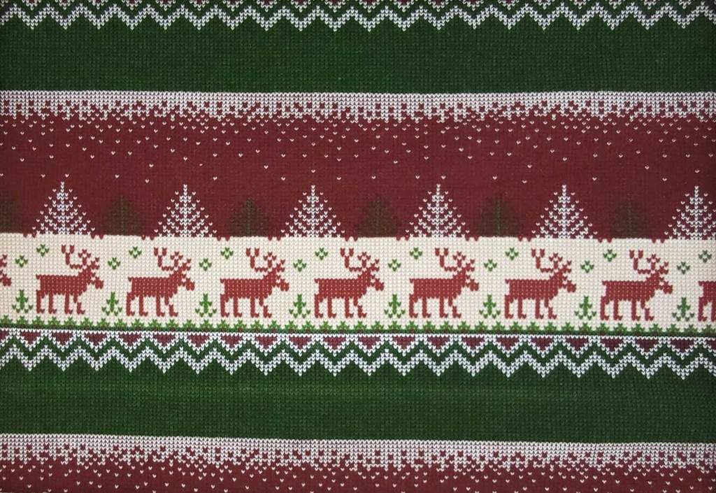 Punto tricot navideño