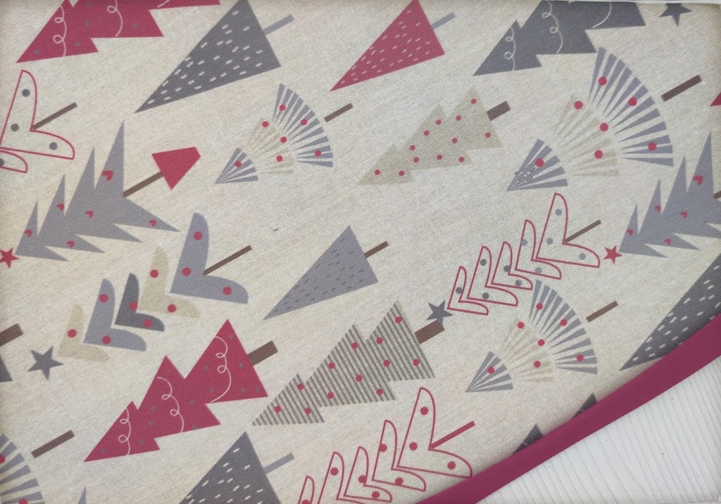 Mantel resinado navidad