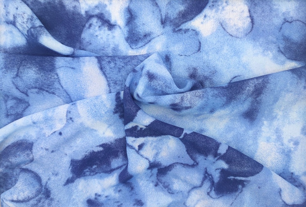 Koshibo floral abstracto azul