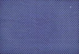 Popelin azul marino lunares