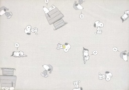 [63425] Algodón Snoopy gris