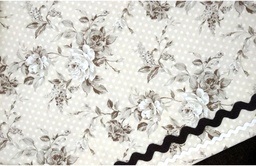 [2971] Viella flores lunares beige crema topo