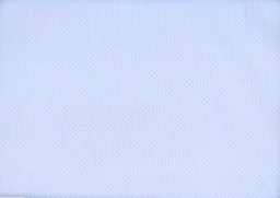 [2633] Piqué canutillo blanco micro puntos azul celeste