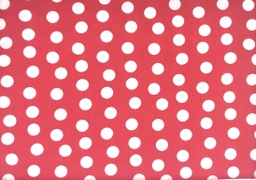 [mickey] Popelin topos rojo y blanco