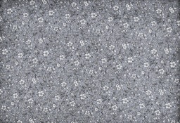 [VE472] Voile estp. flores gris medio gris perla
