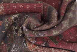 Punto patchwork granate marrón