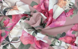 [nokia studio] Georgette rosa palo flores