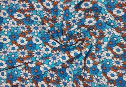 [19618-99] Punto flor turquesa y cobre