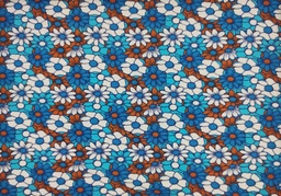 [19618-99] Punto flor turquesa y cobre