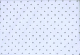 [73478/09] Piqué blanco estrella gris