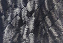 [Blisa] Pelo rombos negro crudo