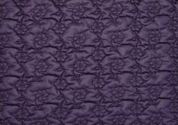 Acolchado flores morado