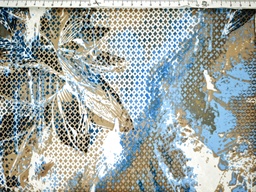 Microfibra collage azul
