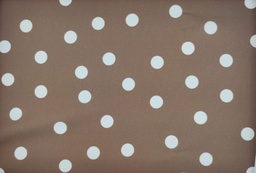 [3646-3] Satén lunares marrón