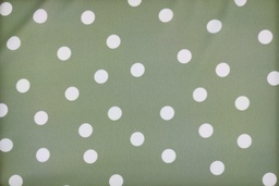 Satén lunares verde