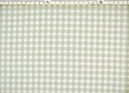 [b2403] ﻿Vichy seersucker bicolor crema verde jade﻿