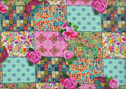 [23340] Punto patchwork floral