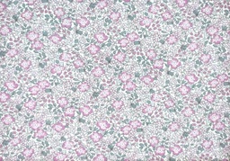 [VPA783] Viella flores rosa verde