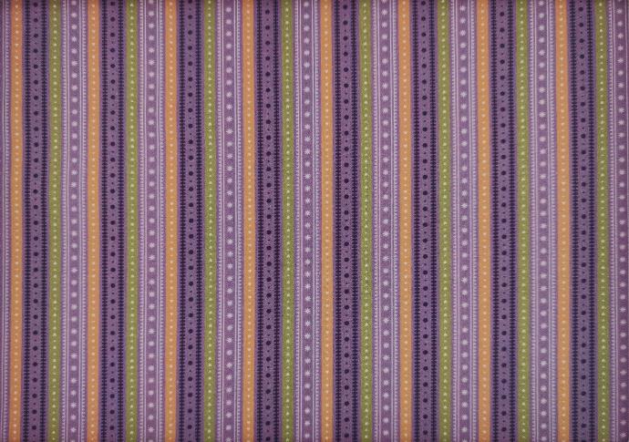 Popelín bisou raya lila