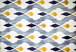 [PAMOLAD 925-3/2] Half panamá ikat gris mostaza (copia)