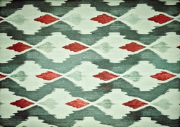 [PAMOLA 925-3/3] Half panamá ikat verde granate