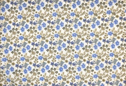 [digy] Algodón flor azul beige