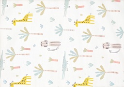 Algodón estampado jungla