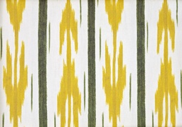 [acid/2] Half panama ikat verde ocre