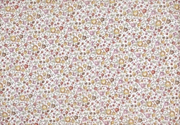 [VE1200] Voile flor marrón rojo (copia)