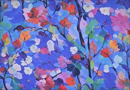 [0759] Viscosa azul ramas rojo